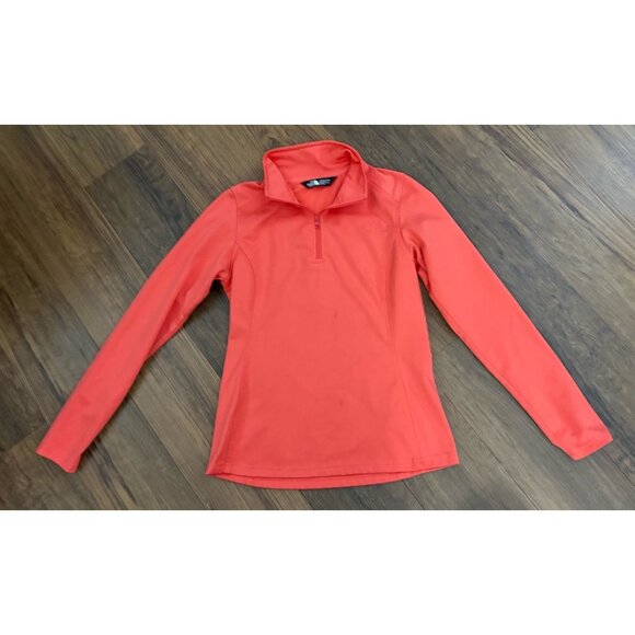 North Face zip up long sleeve coral size xs - Picture 1 of 3